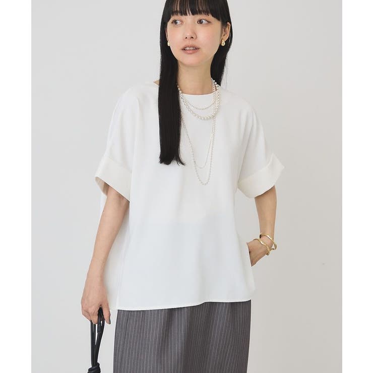 【WEB限定】イージーケア+接触冷感バックタック半袖プルオーバー | AMERICAN HOLIC | 詳細画像22 