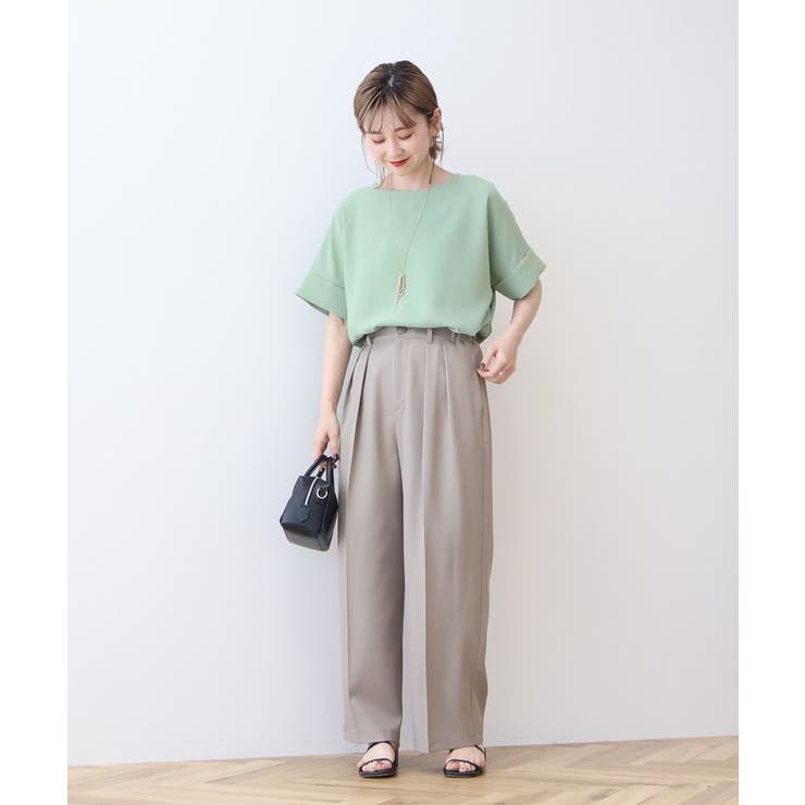 【WEB限定】イージーケア+接触冷感バックタック半袖プルオーバー | AMERICAN HOLIC | 詳細画像27 