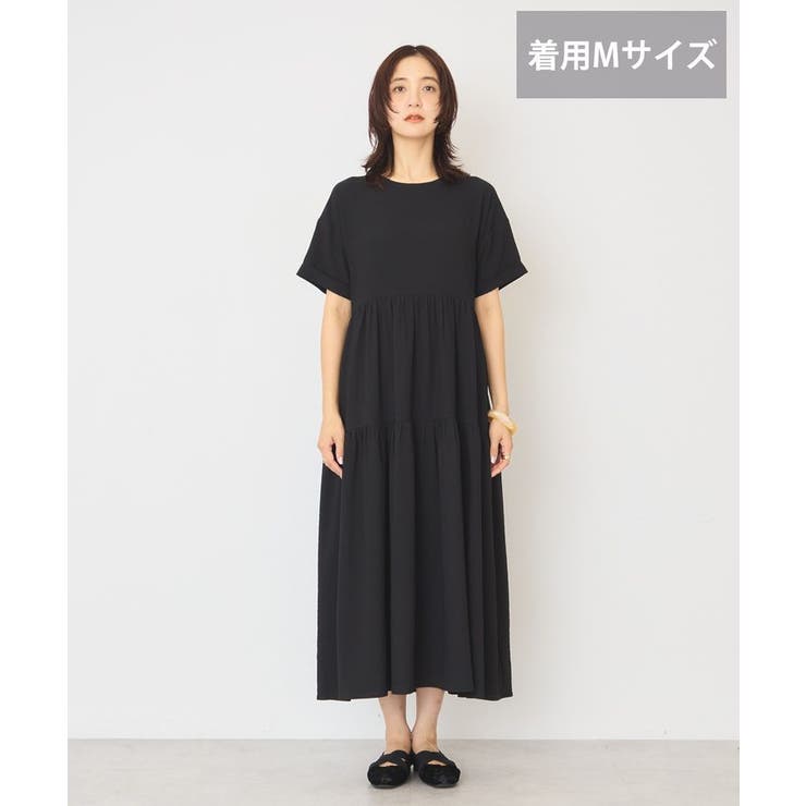 【WEB限定】サッカーティアードワンピース＜丈違い＞【UVカット イージーケア】 | AMERICAN HOLIC | 詳細画像15 