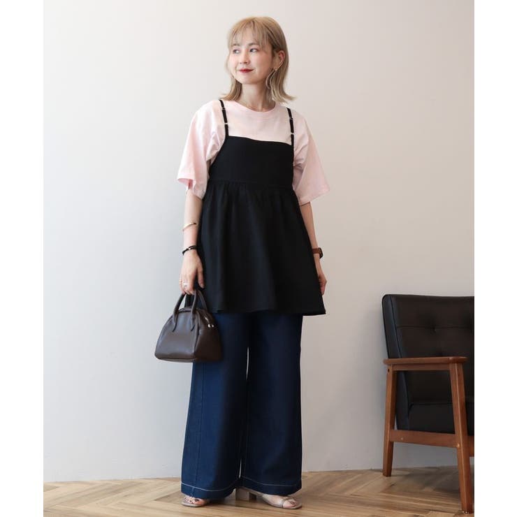 【WEB限定】前後2WAYキャミソールチュニック【UVカット・イージーケア】 | AMERICAN HOLIC | 詳細画像13 