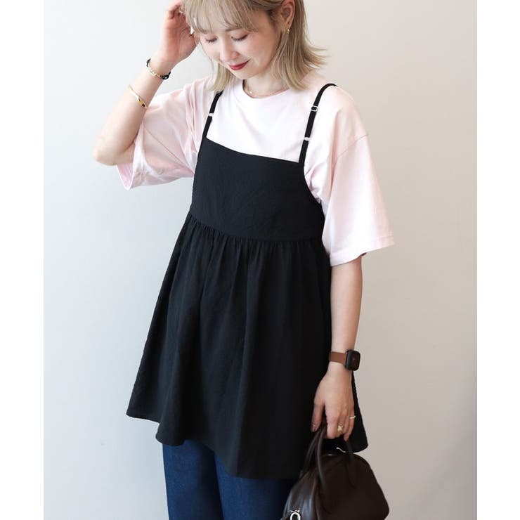 【WEB限定】前後2WAYキャミソールチュニック【UVカット・イージーケア】 | AMERICAN HOLIC | 詳細画像8 