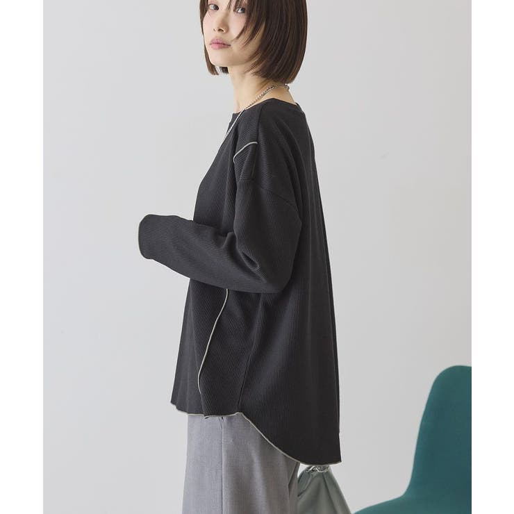 【WEB限定】ワッフル配色メロープルオーバー | AMERICAN HOLIC | 詳細画像15 