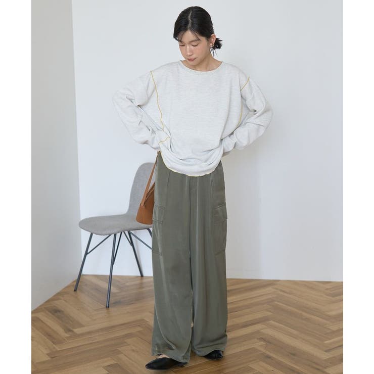 【WEB限定】ワッフル配色メロープルオーバー | AMERICAN HOLIC | 詳細画像29 
