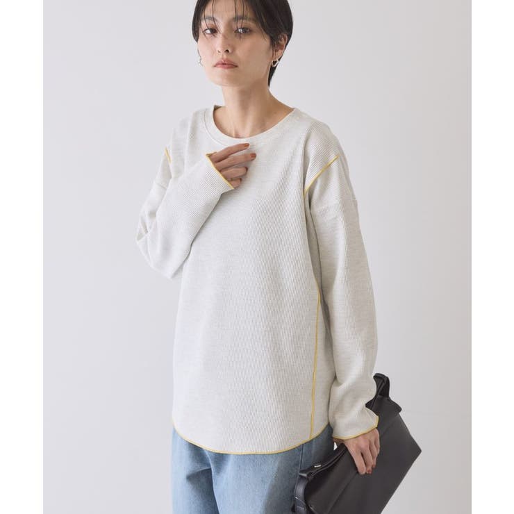 【WEB限定】ワッフル配色メロープルオーバー | AMERICAN HOLIC | 詳細画像9 