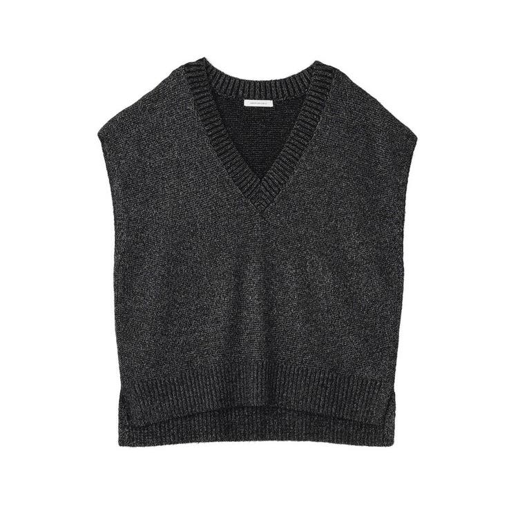 【WEB限定】ラメ入りVネックニットベスト | AMERICAN HOLIC | 詳細画像30 