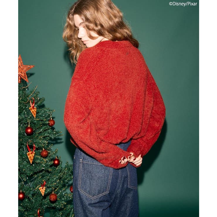 【PIZZA PLANET】衿付きニットプルオーバー | AMERICAN HOLIC | 詳細画像9 