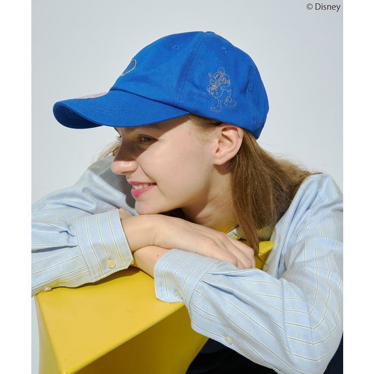 【Mickey&Friends】イニシャル刺繍CAP | AMERICAN HOLIC | 詳細画像1 