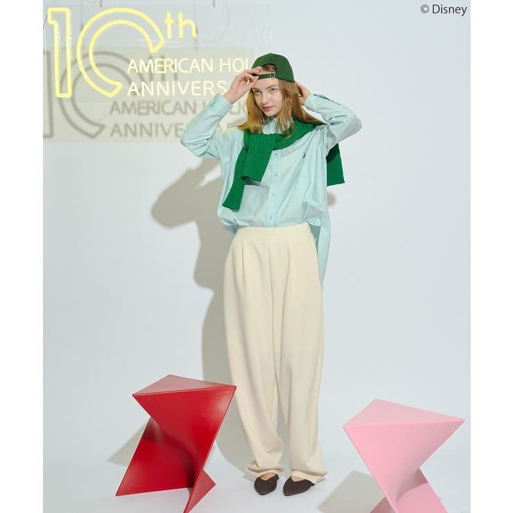 【Mickey&Friends】イニシャル刺繍CAP | AMERICAN HOLIC | 詳細画像8 