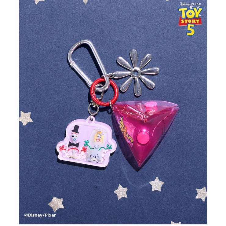 ピンク | 【TOY STORY 5】ポーチ付きシャカシャカチャーム | AMERICAN HOLIC