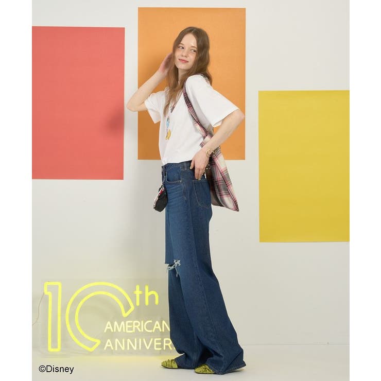 【Mickey&Friends】フロントバックプリントTシャツ | AMERICAN HOLIC | 詳細画像6 