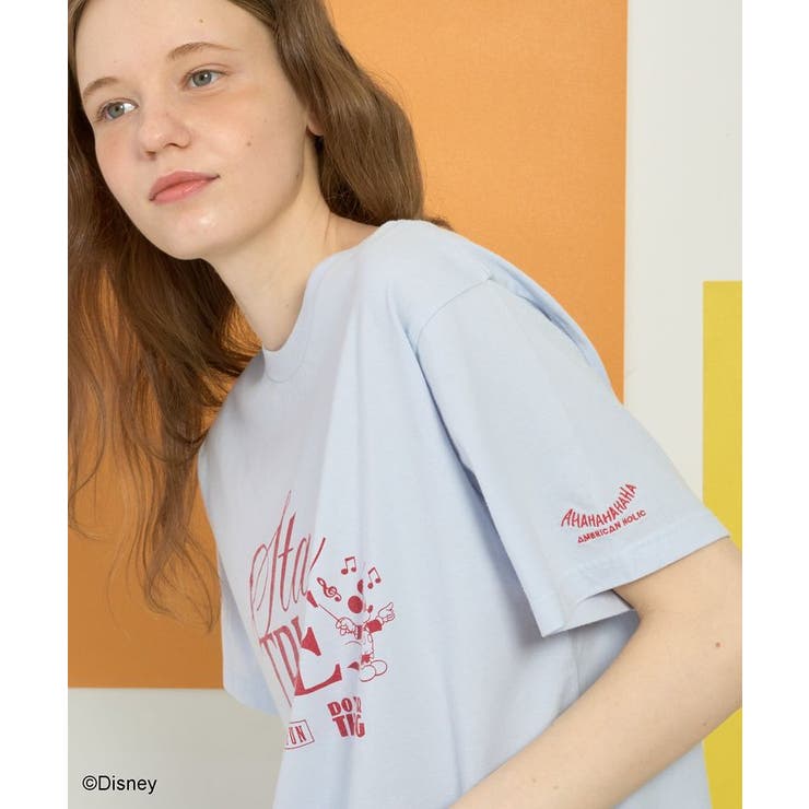 【Mickey&Friends】ビンテージ加工アソートプリントTシャツ | AMERICAN HOLIC | 詳細画像18 