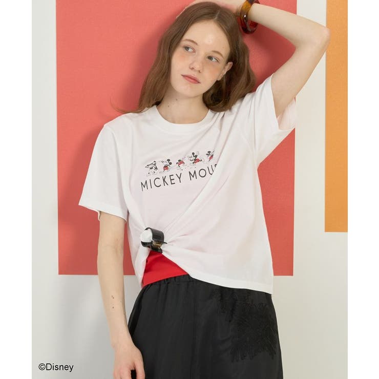 【Mickey&Friends】ビンテージ加工アソートプリントTシャツ | AMERICAN HOLIC | 詳細画像2 