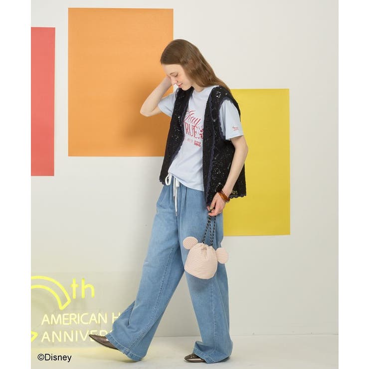 【Mickey&Friends】ビンテージ加工アソートプリントTシャツ | AMERICAN HOLIC | 詳細画像20 