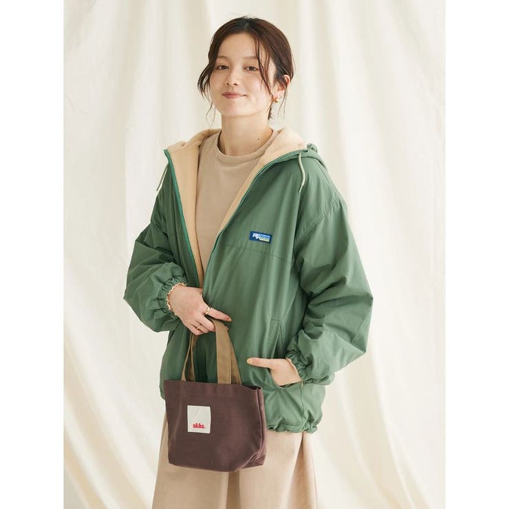 100％安い ナイロン×裏フリースリバーシブルブルゾンL/S[品番：EHEW0041839 ジャケット、上着