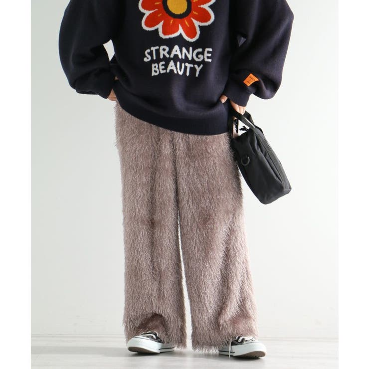 グレーベージュ | シャギーワイドパンツ | CRAFT STANDARD BOUTIQUE
