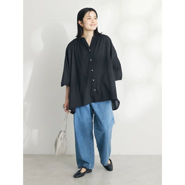 最安値 インド綿スキッパーシャツ[品番：EHEW0043600]｜CRAFT STANDARD トップス