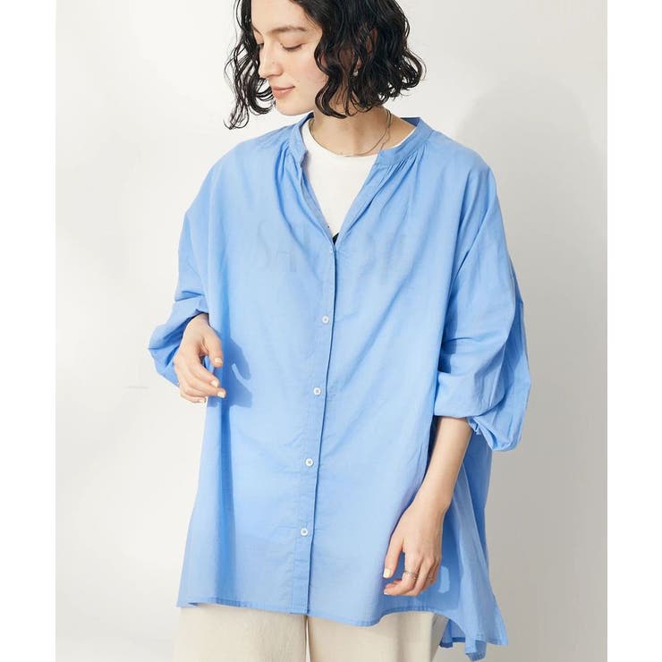 インド綿スキッパーシャツ[品番：EHEW0043600]｜CRAFT STANDARD