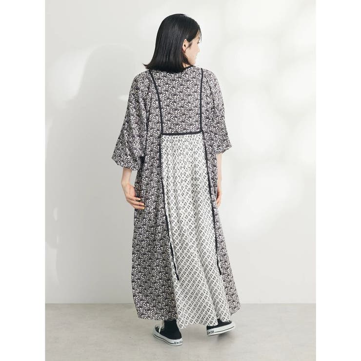 インド綿混エスニック切替ワンピース[品番：EHEW0043596]｜CRAFT
