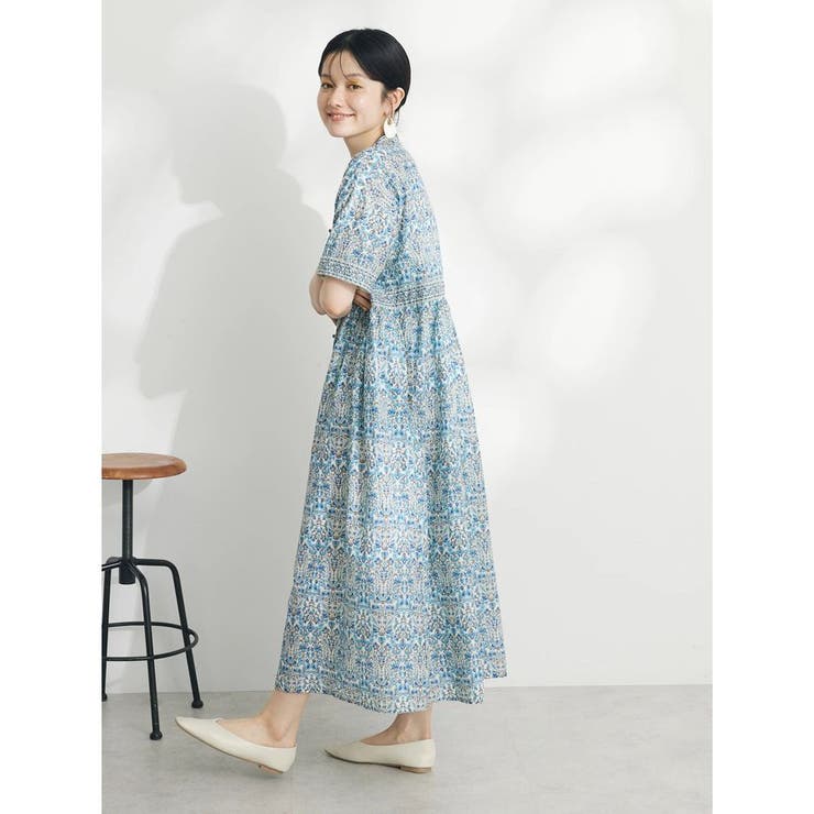 インド綿アラベスク柄ワンピース[品番：EHEW0043598]｜CRAFT