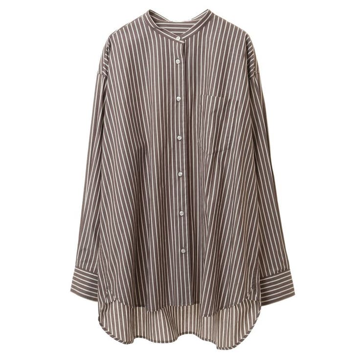 フレームワーク　日本製　バンドカラー　バルーンスリーブシャツ　フリー　美品 bdxn1810_m01.jpg