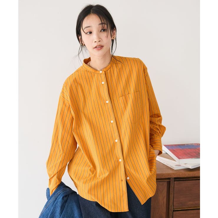 【追加】バンドカラーシャツ[品番：EHEW0045104]｜CRAFT STANDARD BOUTIQUE（クラフト スタンダード  ブティック）のレディースファッション通販｜SHOPLIST（ショップリスト）