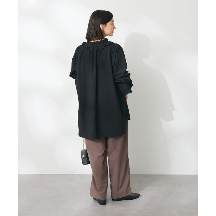 <新品タグ付き>franche lippee おこのみふりふりスタンドブラウス 期間限定】フランシュリッペ おこのみスタンドブラウス いちご タグ