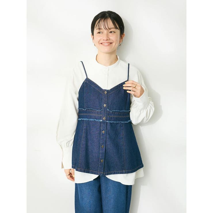 2WAYデニムキャミビスチェ[品番：EHEW0045370]｜CRAFT STANDARD