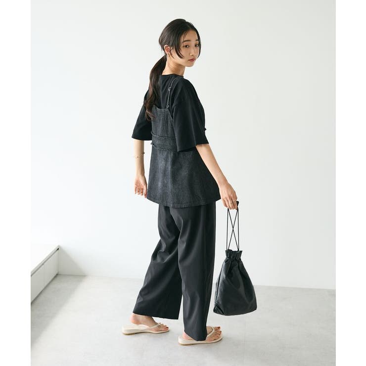 ベスト ジレ ２ＷＡＹデニムキャミビスチェ　セットアップ可能 レディース セール】2WAYデニムキャミビスチェ セットアップ可能