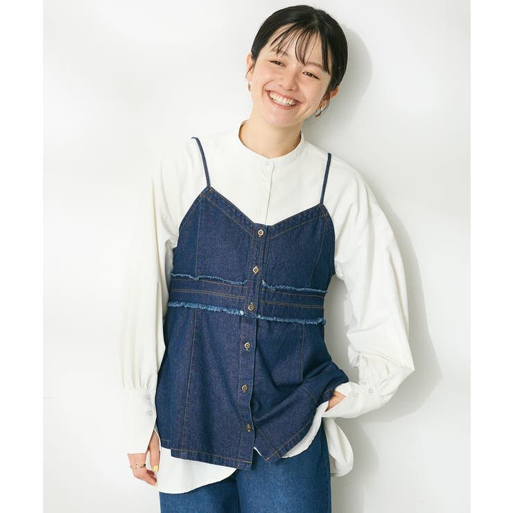 2WAYデニムキャミビスチェ[品番：EHEW0045370]｜CRAFT STANDARD