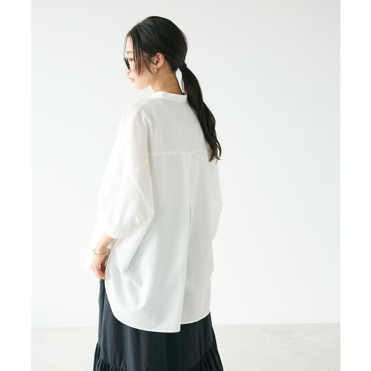 バンドカラーバックタック5分袖ブラウス | CRAFT STANDARD BOUTIQUE | 詳細画像17 