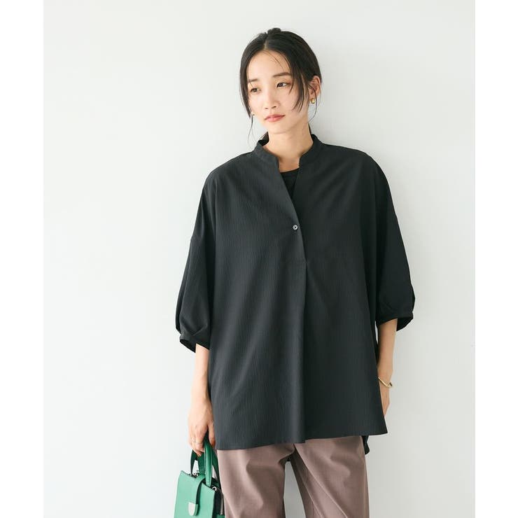 バンドカラーバックタック5分袖ブラウス | CRAFT STANDARD BOUTIQUE | 詳細画像29 