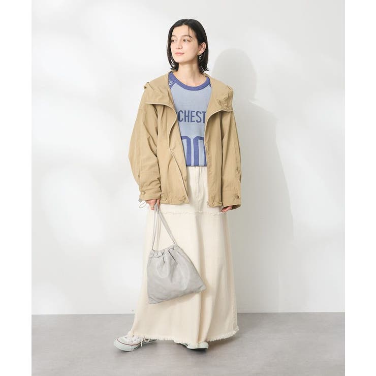 MARKA マーカ 22aw “ウール リネン バックサテン モッズパーカー