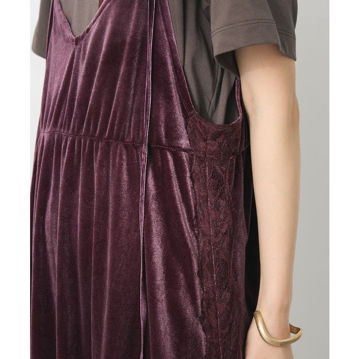 ベロアレース付きキャミワンピース | CRAFT STANDARD BOUTIQUE | 詳細画像16 