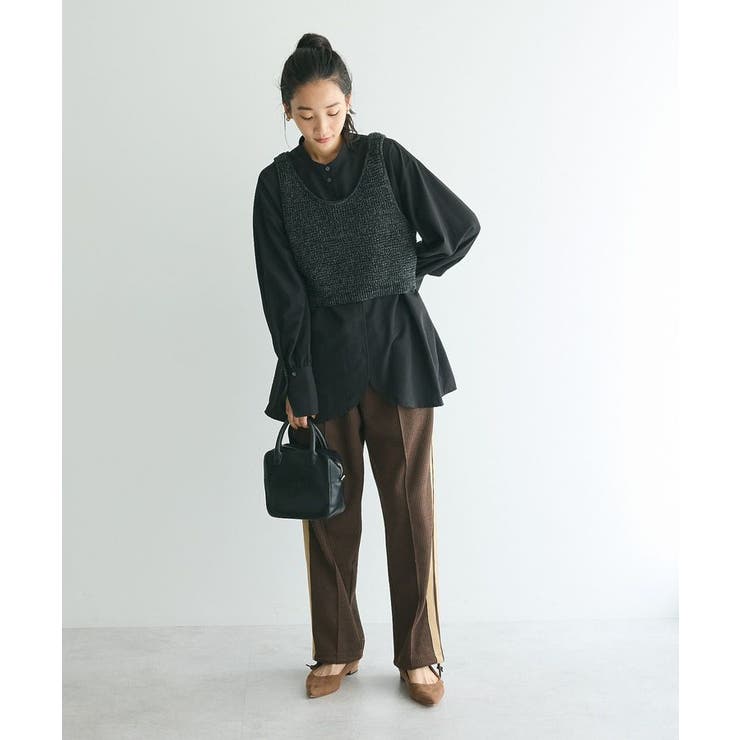 ワッフル編み短丈ニットベスト | CRAFT STANDARD BOUTIQUE | 詳細画像23 