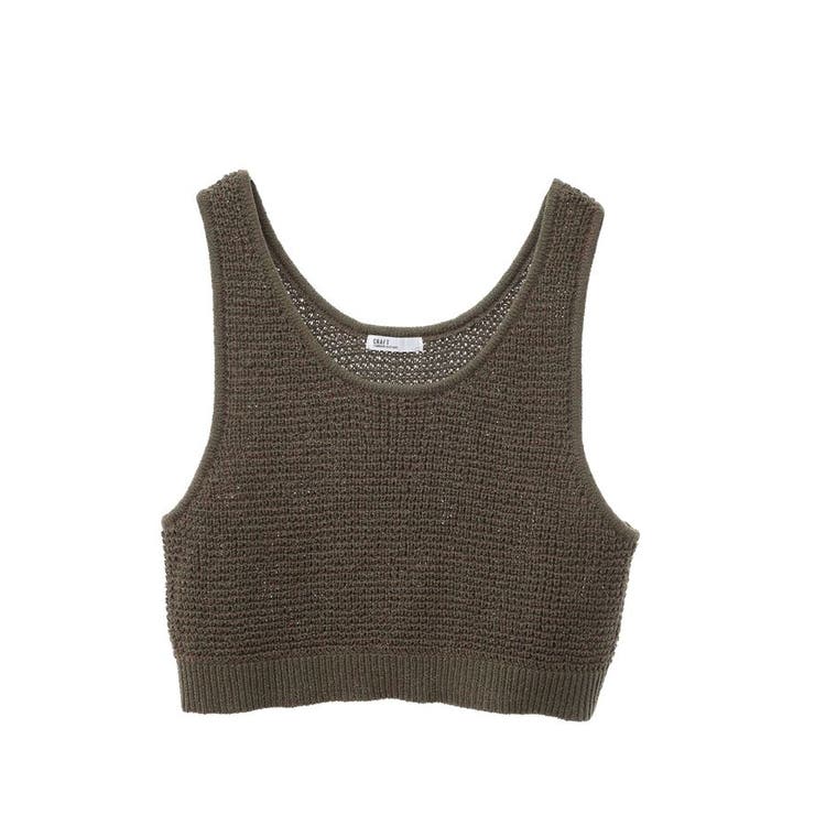 ワッフル編み短丈ニットベスト | CRAFT STANDARD BOUTIQUE | 詳細画像33 