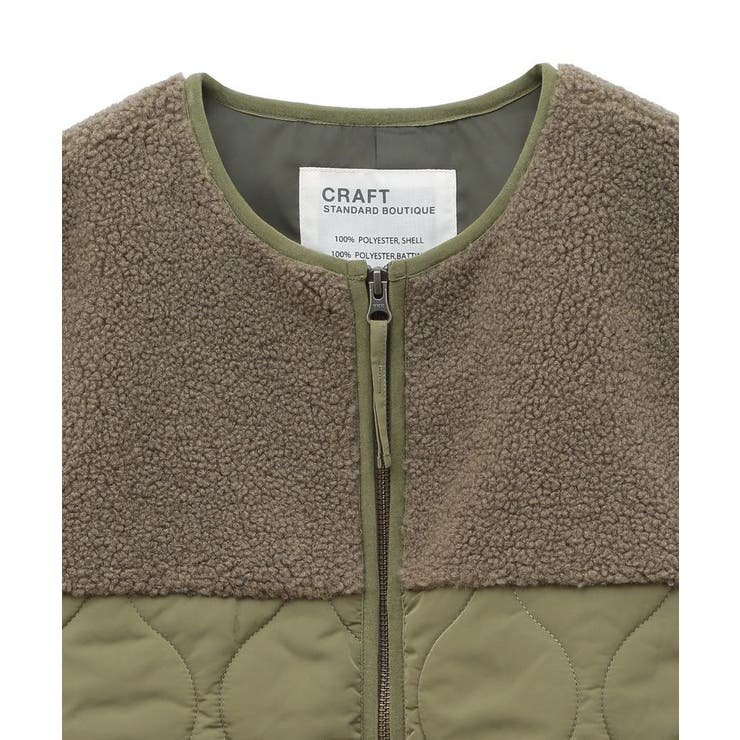 ボアキルティングベスト[品番：EHEW0046807]｜CRAFT STANDARD BOUTIQUE