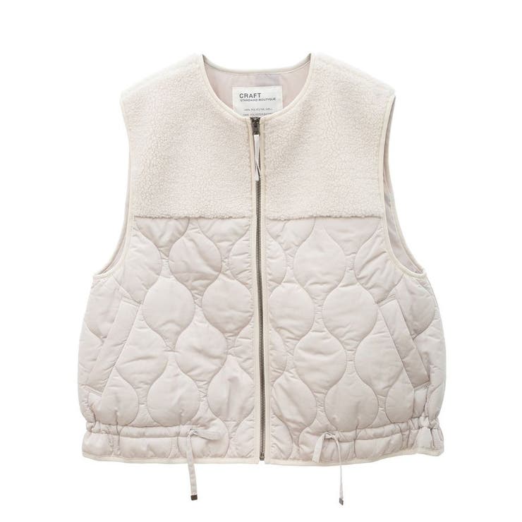 archi 2024AW ベージュキルティング ベスト Shinzone｜キルティング ベスト “QUILTING VEST” 24amsjk07-yo