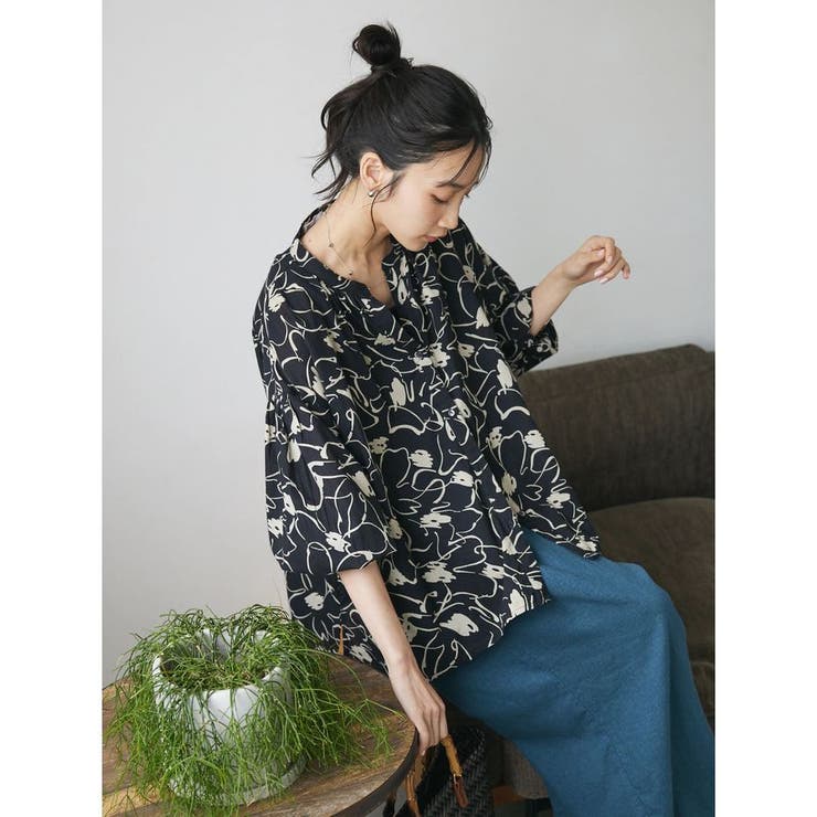 インド綿アソート柄シャツチュニック[品番：EHEW0044009]｜CRAFT