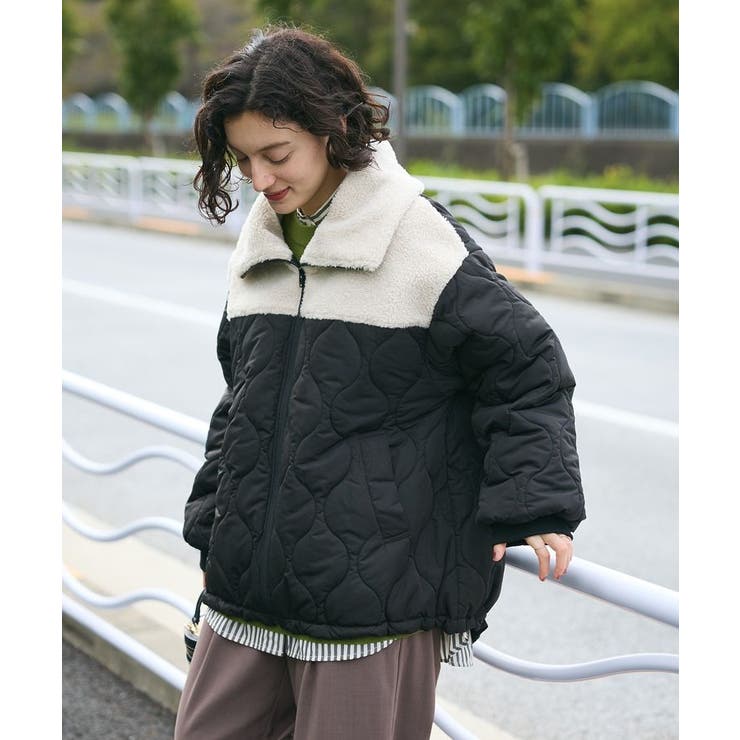 ボアキルト切替ブルゾン[品番：EHEW0046727]｜CRAFT STANDARD BOUTIQUE