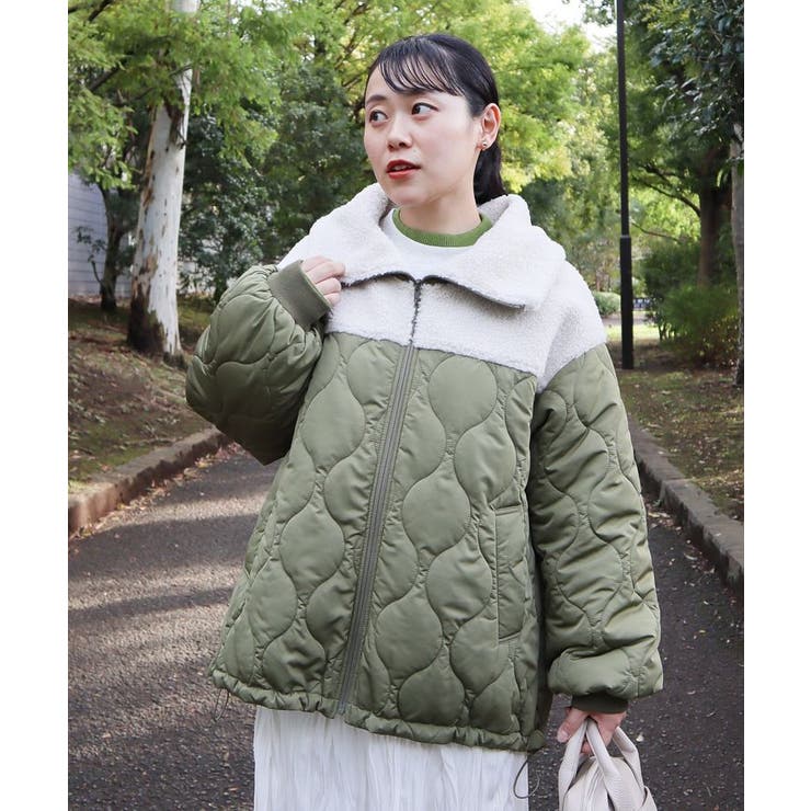 ボアキルト切替ブルゾン[品番：EHEW0046727]｜CRAFT STANDARD BOUTIQUE