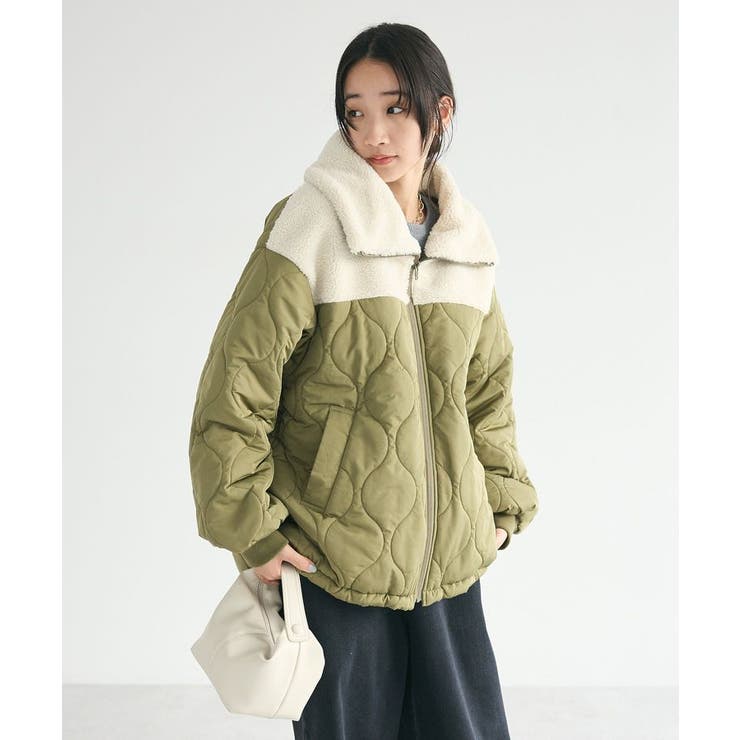 ボアキルト切替ブルゾン[品番：EHEW0046727]｜CRAFT STANDARD BOUTIQUE