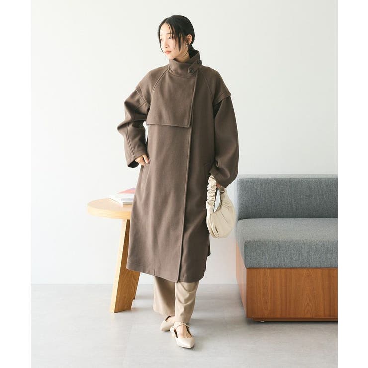 スタンドカラーコート[品番：EHEW0046813]｜CRAFT STANDARD BOUTIQUE