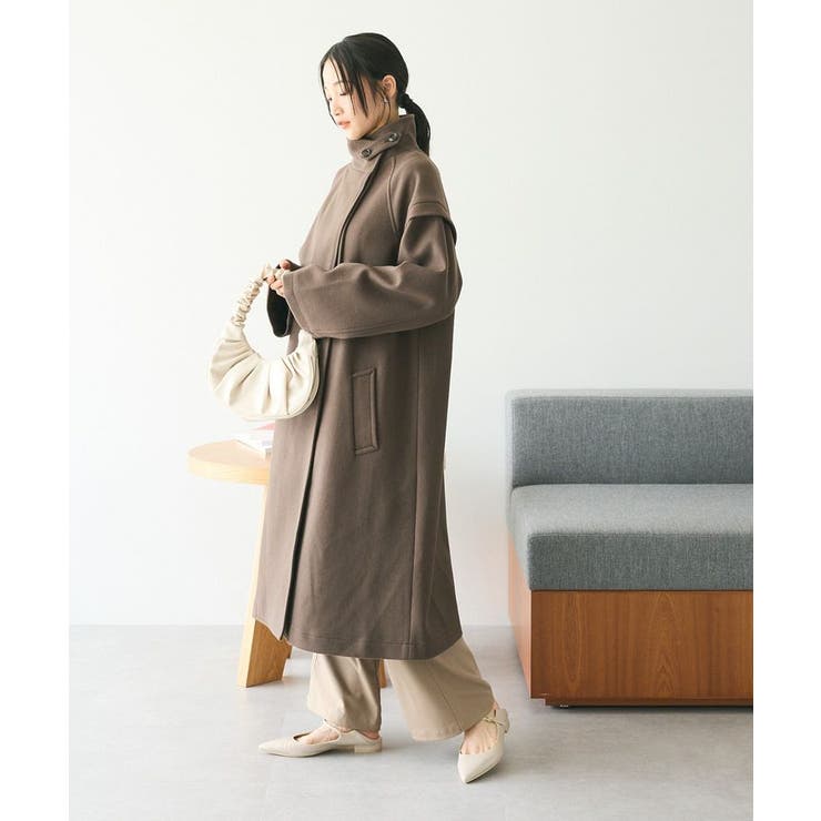 スタンドカラーコート[品番：EHEW0046813]｜CRAFT STANDARD BOUTIQUE
