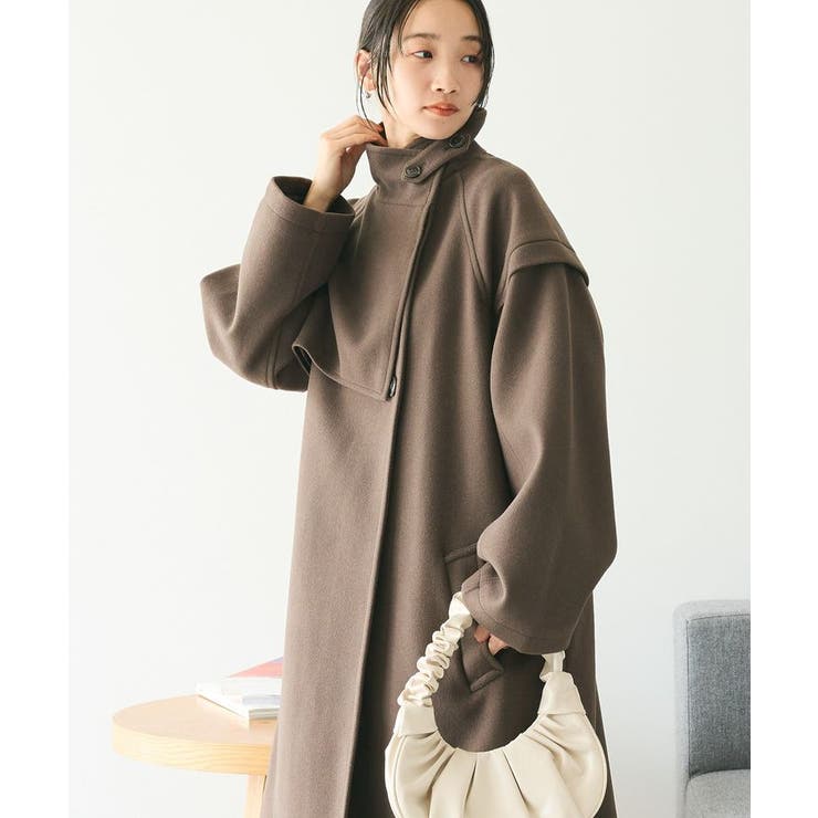 スタンドカラーコート[品番：EHEW0046813]｜CRAFT STANDARD BOUTIQUE