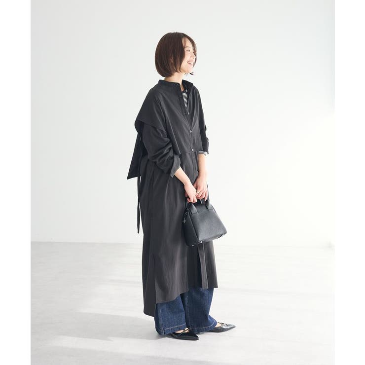 レイヤード風シャツワンピース | CRAFT STANDARD BOUTIQUE | 詳細画像1 
