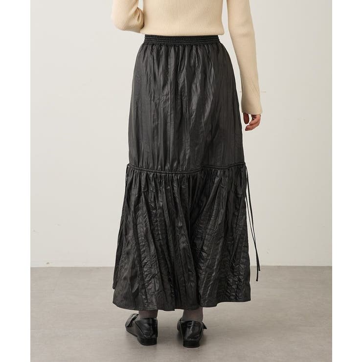 レザーライクギャザースカート | CRAFT STANDARD BOUTIQUE | 詳細画像5 