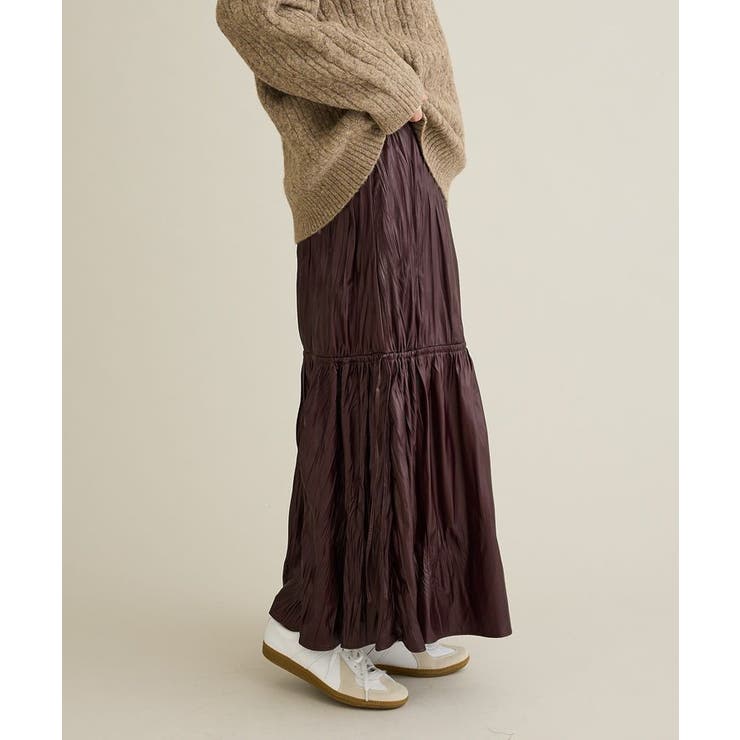 レザーライクギャザースカート | CRAFT STANDARD BOUTIQUE | 詳細画像13 