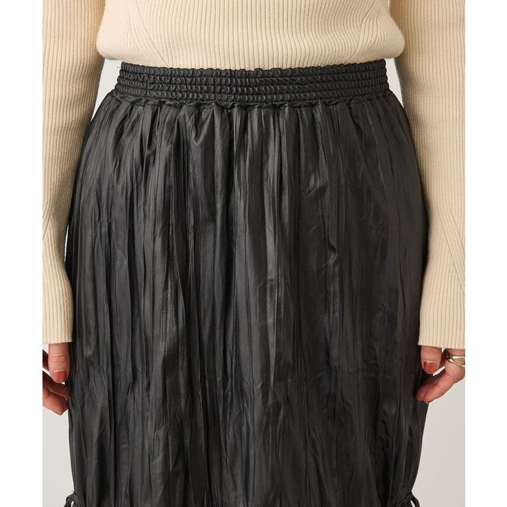 レザーライクギャザースカート | CRAFT STANDARD BOUTIQUE | 詳細画像21 