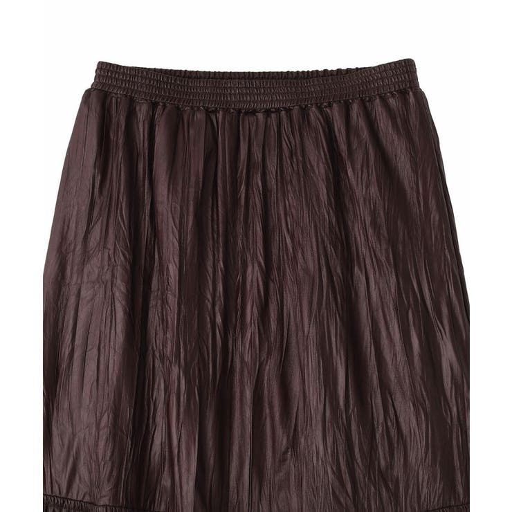 レザーライクギャザースカート | CRAFT STANDARD BOUTIQUE | 詳細画像25 
