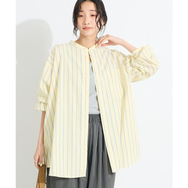 追加】バンドカラーシャツ/25SS[品番：EHEW0047373]｜CRAFT